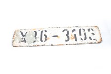 1 x Kennzeichen Nummernschild russisch Schild Vintage alt