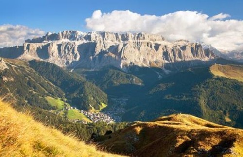 Wandbild sella val gardena - wandbild:,