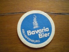 Bierdeckel Brauerei Bier Bavaria Aschaffenburg