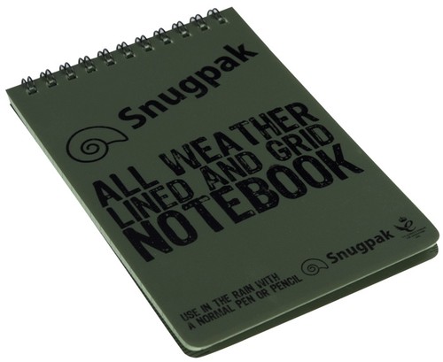 Snugpak meldeblock wasserfest - meldeblock,