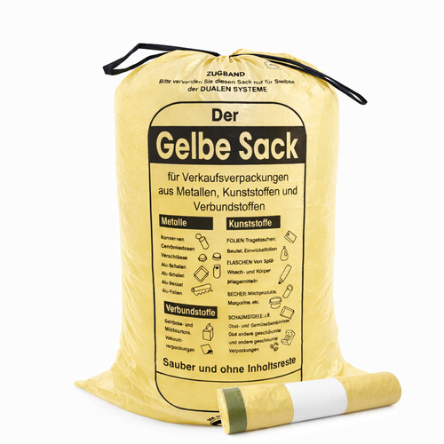 Gelbe säcke gelber sack - gelbe,