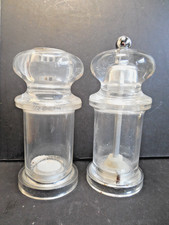 Cole & Mason 505 Acryl Salz & Pfeffer Set Mühle Streuer  H - 13cm