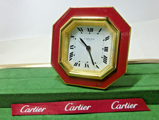 CARTIER Tischwecker 8Tagewerk-mechanisch, 80/90er Jahre