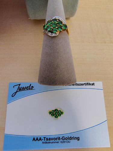 Juwelo aaa tsavorit goldring - juwelo,, aaa-tsavorit-goldring