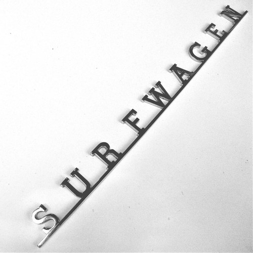 Surfwagen schriftzug abzeichen - surfwagen,