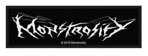 Monstrosity logo aufnäher - logo,