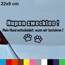 Autoaufkleber Hupen zwecklos