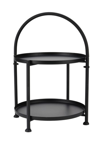 Metall beistelltisch ablagen - beistelltisch, 2