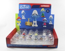 Schlumpf Schlümpfe === Verkaufsdisplay mit 6 x Figuren 2022 Schleich smurfs