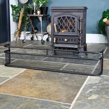 Langer schwarzer Low Fireside