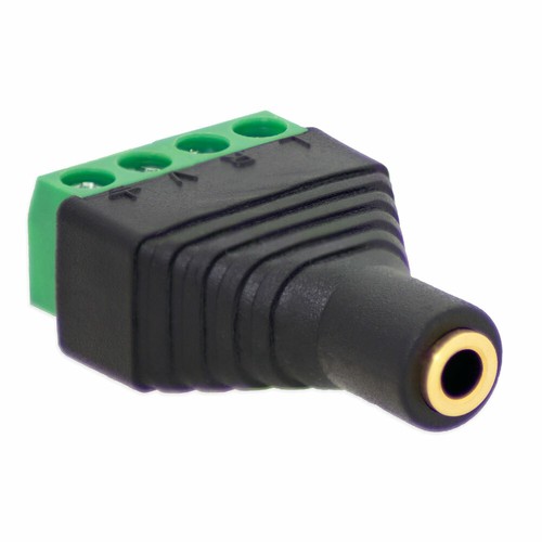 Klinken buchse 5mm - 3,5mm, adapter