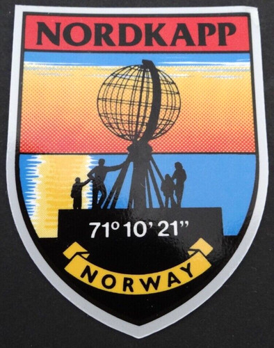 Souvenir aufkleber nordkapp - souvenir-aufkleber,
