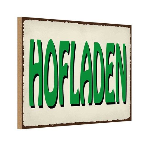 Holzschild 20x30 hofladen - cm,