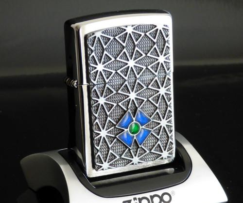 Zippo lighter cross blue - lighter,