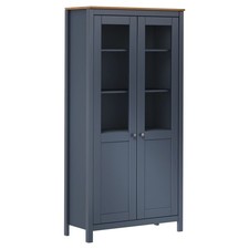 Highboard vitrine massivholz - highboard,