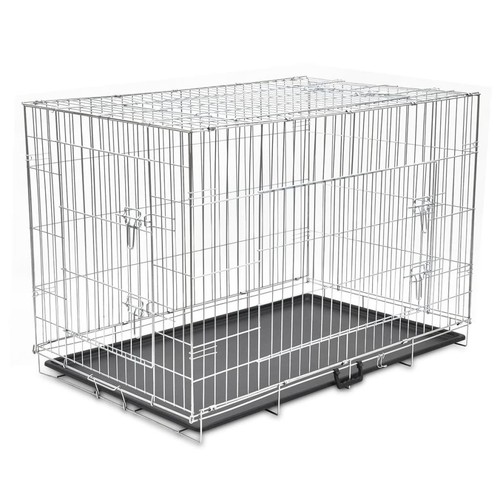 Hundekäfig metall faltbar - metall,