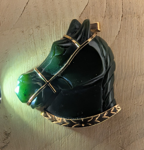 Vintage pferd ketten anhänger - pferd,