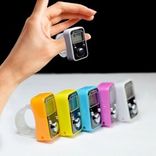LCD Handzähler Digital Stückzähler Schrittzähler Counter Klicker Mit der Zeit