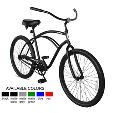 26" Beach Cruiser Bikes Single