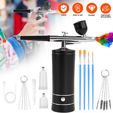 Kabelloses Airbrush Komplett Set & Kompressor Art Spritzpistole Airbrushpistole