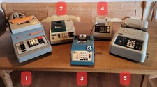 Konvolut von 20 Rechenmaschinen: Walther, Precisa, Olivetti, Comodore ... 
