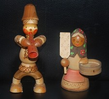 2 x Russische Trachten Holz