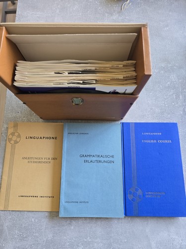 Vintage linguaphone englisch - linguaphone,