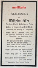 Sterbebild WWII Schütze Haid