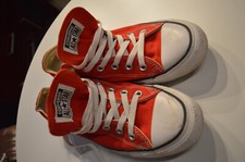 Meine süßen  Converse All Star Chucks rot 39,5