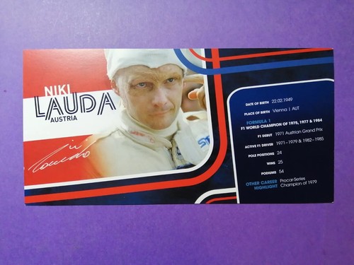 Autogrammkarte niki lauda - autogrammkarte,