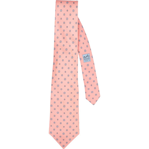 Hermès emblem pattern silk - h,