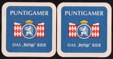 alter Bierdeckel Puntigamer