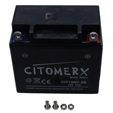Gel-Batterie DIN: 50712 12V 7Ah 12N7-3B für Yamaha Majesty MBK Skyliner YQ 125