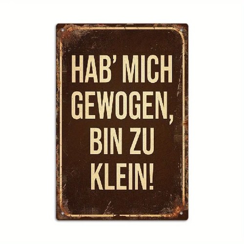 Blechschild hab mich - blechschild,