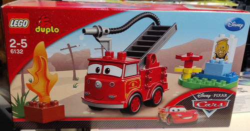 6132 lego duplo cars - cars, feuerwehr