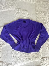 Cashmere Pullover/ 100% Kaschmir Pullover/ Sweater S Lila 