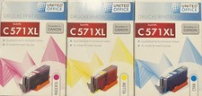 United Office Druckerpatrone C571XL Kompatibel Mit Canon Drucker Tinte
