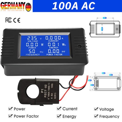 Lcd digital amperemeter - digital,