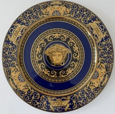 Rosenthal meets Versace, "Versace Medusa Blue"  Platzteller 30 cm Groß