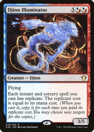 Magic mtg djinn illuminatus - magic/mtg,
