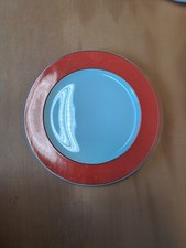 Teller von Rosenthal "Studio Linie" rot und gelb