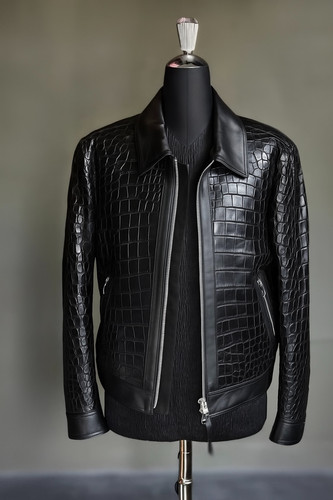 Herren lederjacke schwarz - herren,
