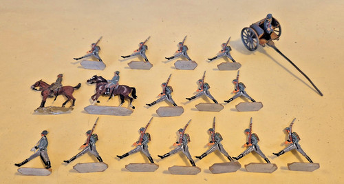 Zinnfiguren soldaten heer - 17,
