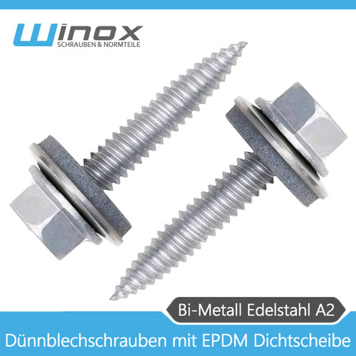Dünnblechschrauben 25 mm - 6,