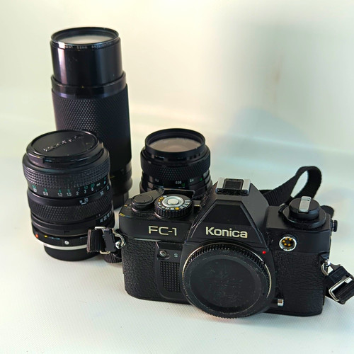 Konica analoge slr kamera - analoge,