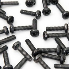 Set = 200 St. Ersatz Gehäuse Schrauben Funk Mess Geräte M3x6 8 10 12 schwarz