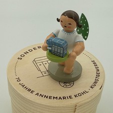 WENDT & KÜHN Engel mit Glaselefant limitierte Sonderedition dunkel 2025 NEU OVP 