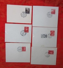 5xUmschläge 1xKarte 1938-41 Obersalzberg München Berchtesgaden Geburtstag Stempe
