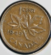 Canada 1 Cent 1949 Georg VI