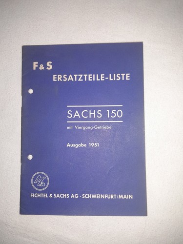 Sachs 150 ersatzteile liste - 150, ersatzteile-liste